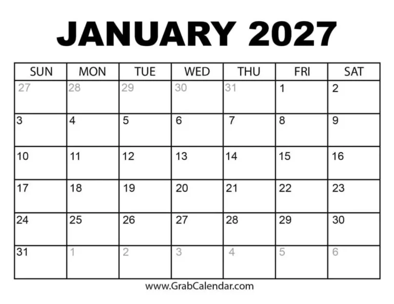 January 2027 Calendar 1024x791 2